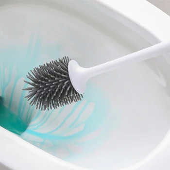 

Toilet Brush and Holder Upgraded Modern Design with Soft Bristle Bathroom Toilet Bowl Brush Set Toilet Cleaning Brush Kit