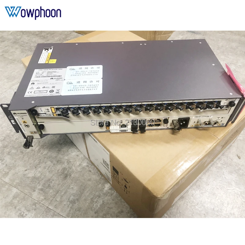 Бесплатная доставка Huawei MA5608T GPON OLT + 1 * MCUD MPWD GPFD 16 портов B C 1G AC Terminal de linha