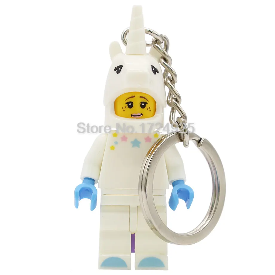 Unicorn Man Пряник, курица, единорог, человек, брелок, Статуя Свободы, золото, святой Базз, Лайтер, медуза, ракета, мальчик, ключ, строительные блоки, игрушки - Цвет: Unicorn Man