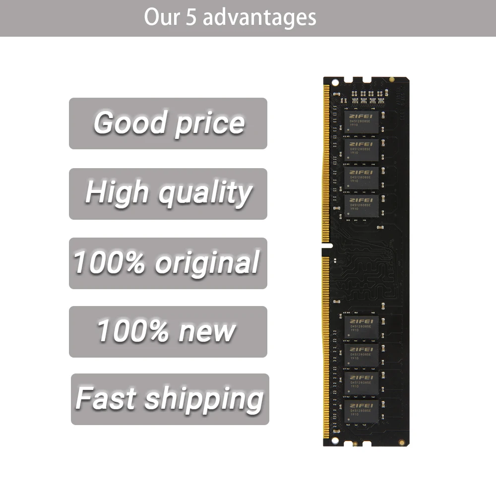 Memória do Desktop da Placa-mãe de Zifei 16 32 2400 Mhz 2133 Dimm Ram Ddr4 4 gb 8 - Imagem 5
