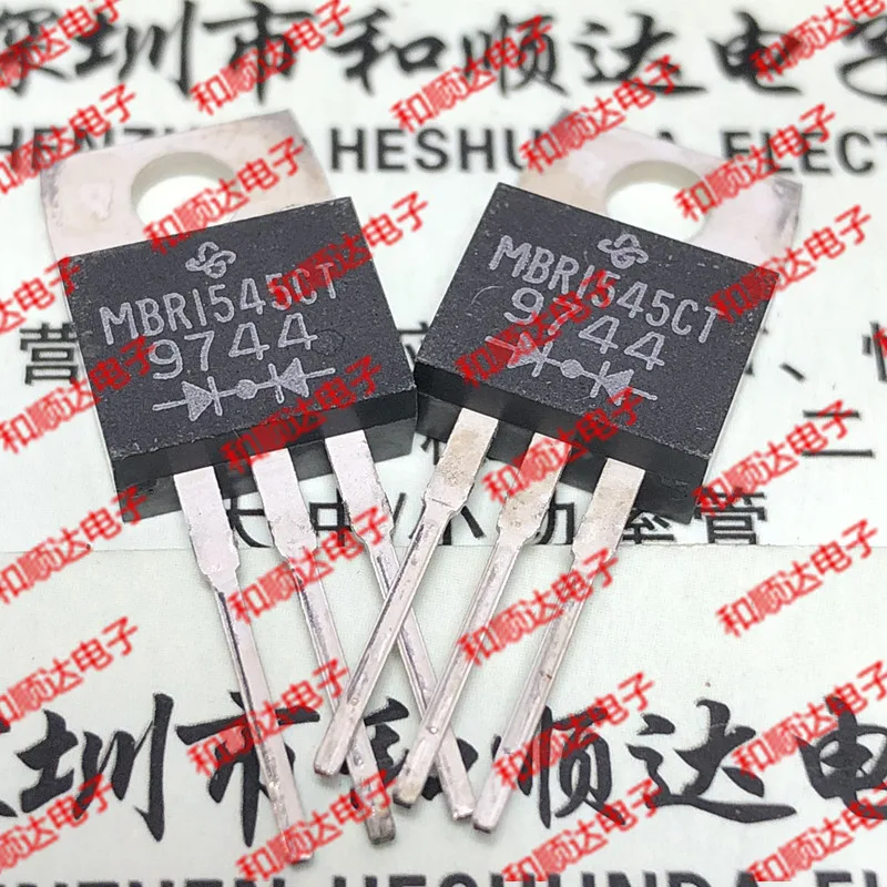 10 Pz/Lotto Mbr1545Ct Nuovo Spot To-220 Schott 45V 15A