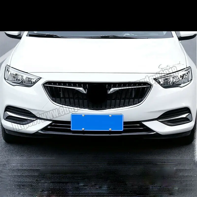 Модификация автомобиля автомобильные аксессуары ABS черный передний бампер губы полосы крышка отделка Подходит для Buick Regal