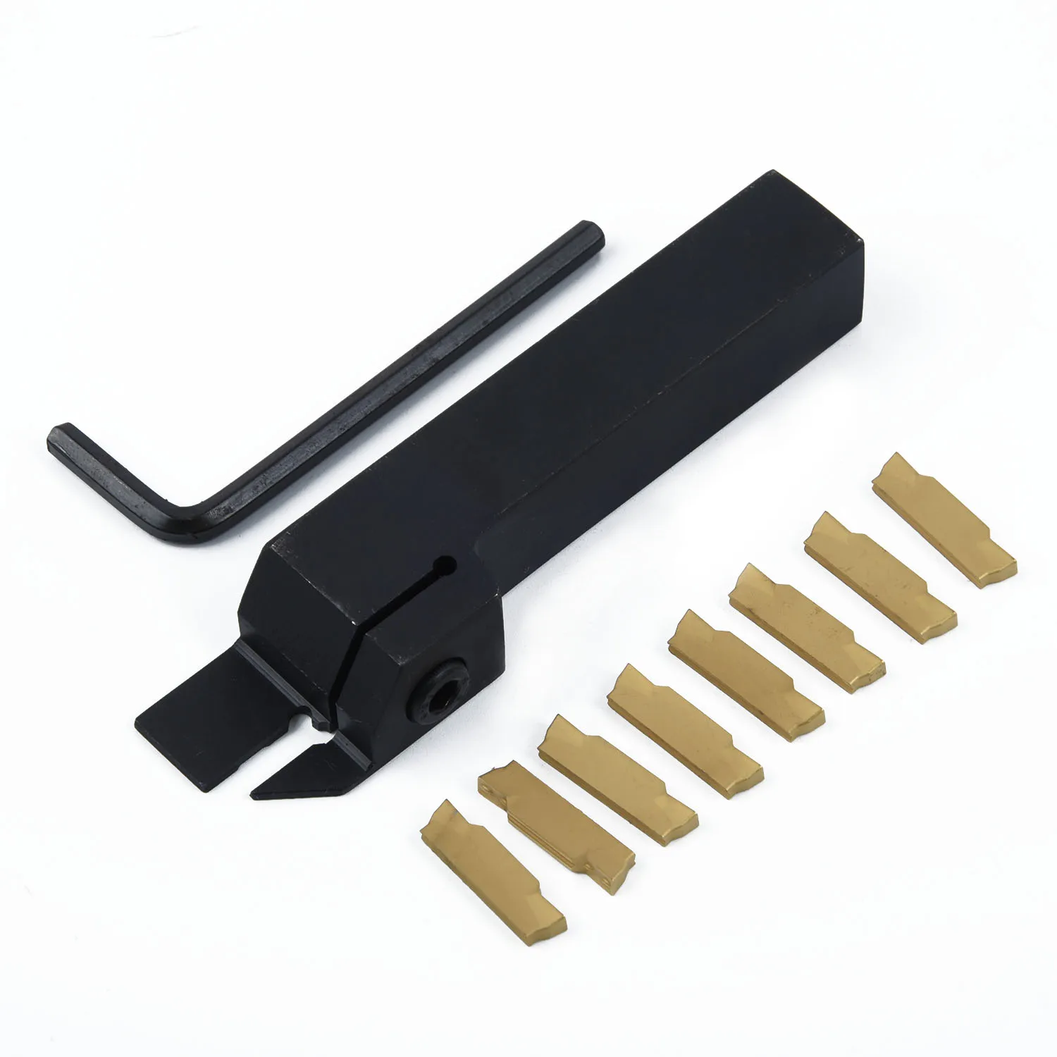 MGEHR1616-2 шестигранный ключ, дюймовый стандарт+ держатель инструмента для канавок+ 10 MGMN200 вставка для токарно-винторезный станок