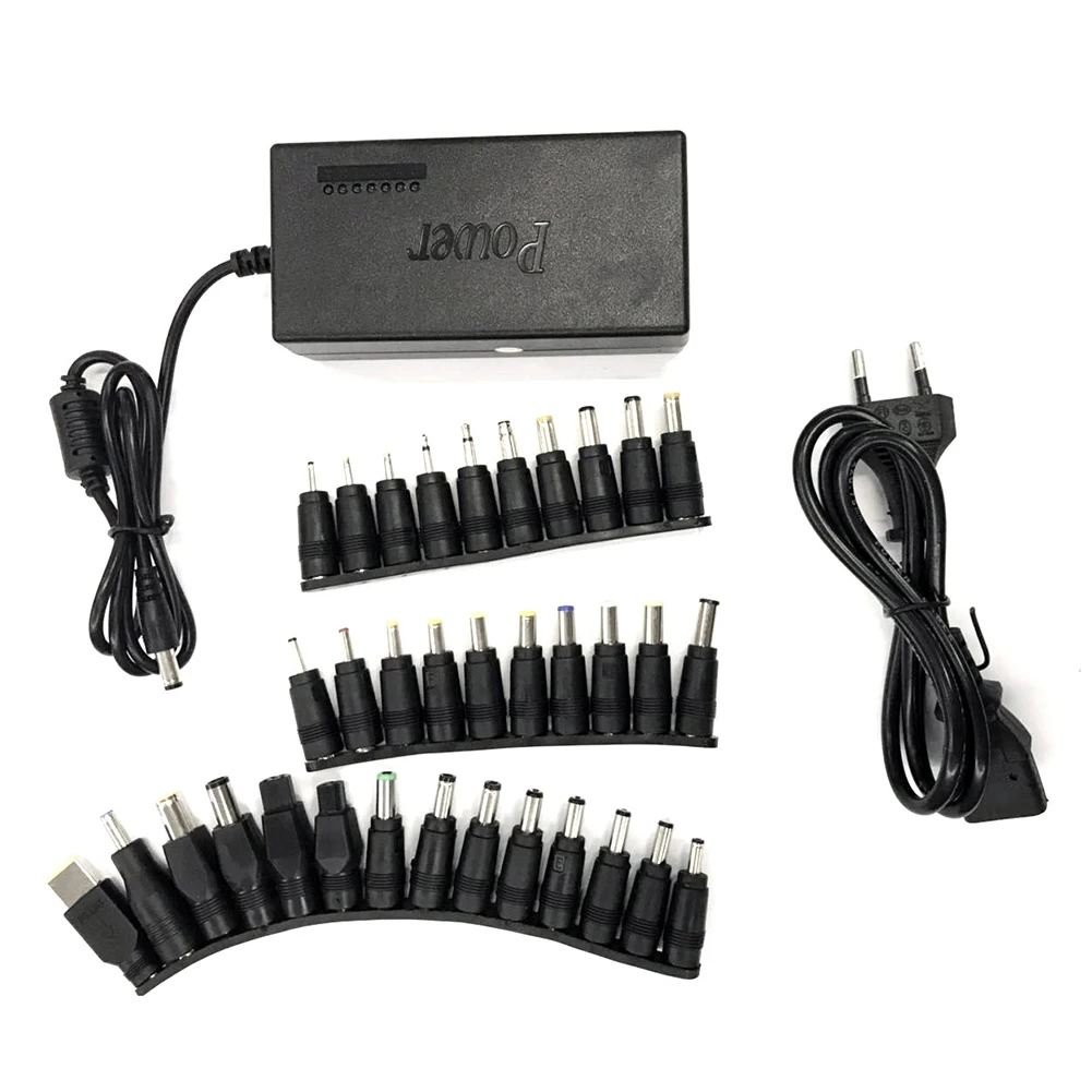 

Universal DC 12V-24V Adjustable Power Supply Adapter with 34 Detachable Plugs for Laptop VDX99