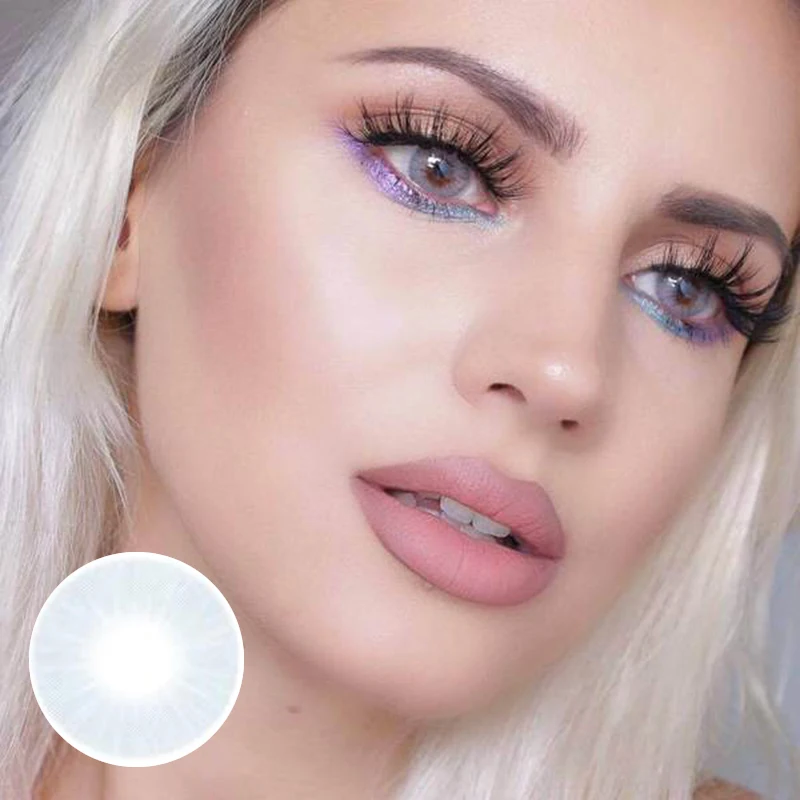 

2pcs/pair Lenses Light blue Series Colored Lenses for Eyes Colorful Contact Lenses for Eyes Eye Color Lens Eye Contac