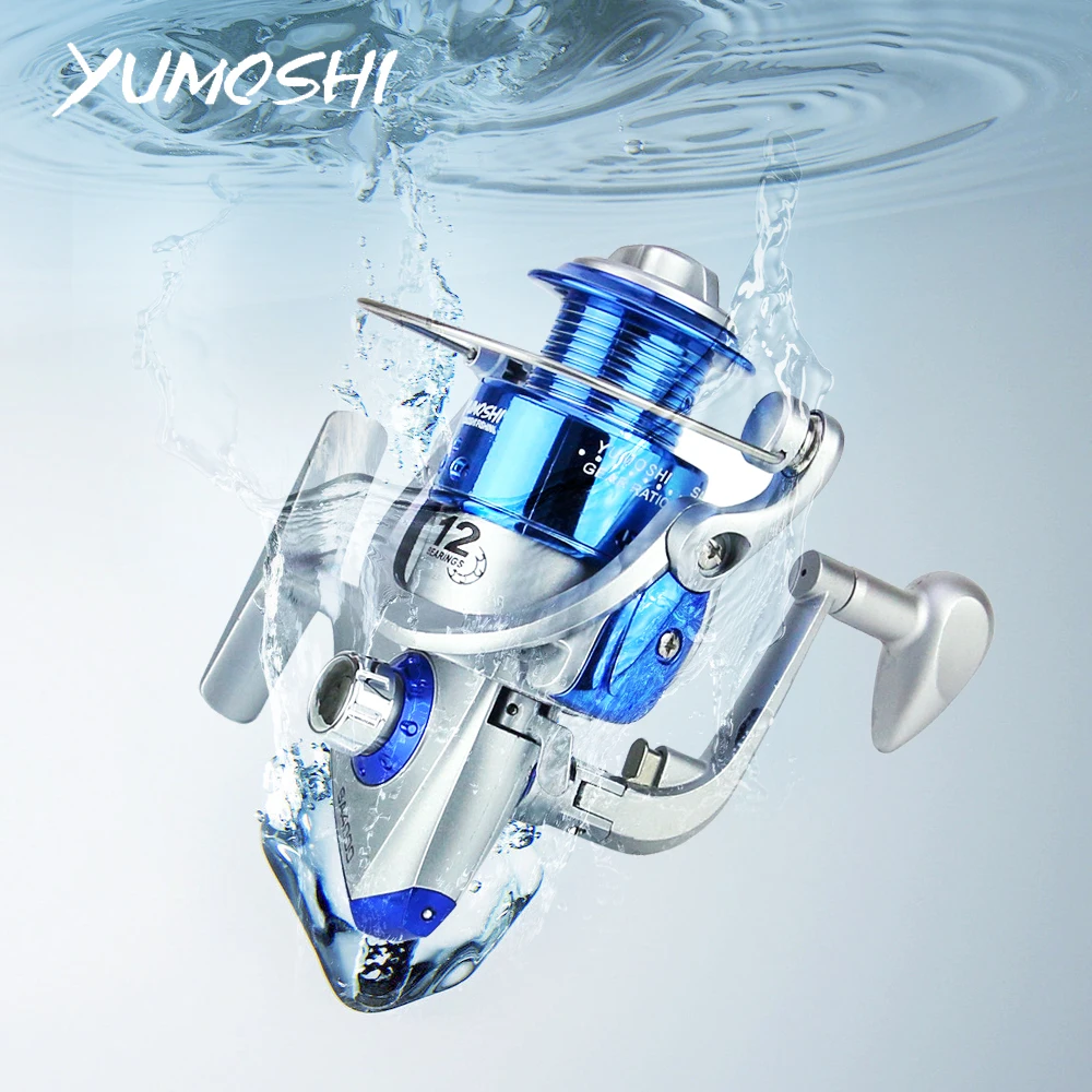 

1000-7000 Series SA Fishing Reel Carp Spinning Carbon Fiber Drag Spinning Plastic with Metal Rocker Arm Fishing Reel Wheels