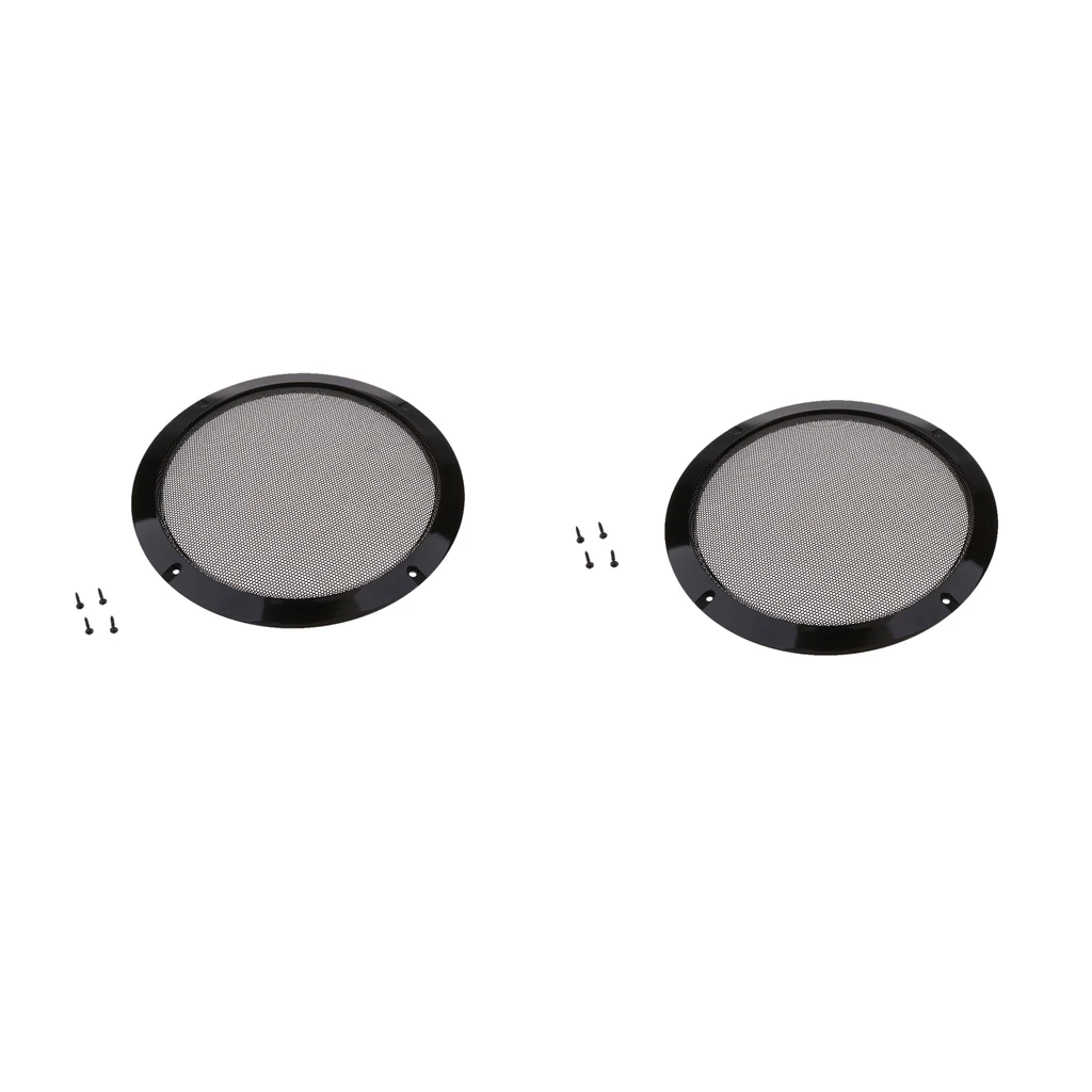 8 inch Replacement Round Speaker Protection Mesh Cover Speaker Grille Home DIY ( x 2 )