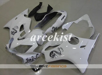 

New ABS Motorcycle Full Fairings Kit Fit For HONDA CBR600 F4i 2004 2005 2006 2007 04 05 06 07 body set Custom Free White