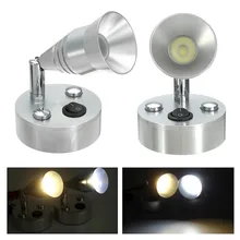 Smuxi 12 В 3W светодиодный светильник прикроватный настенный светильник для чтения лампа интерьерный Точечный светильник энергосберегающий регулируемый вращающийся на 360 ° светильник