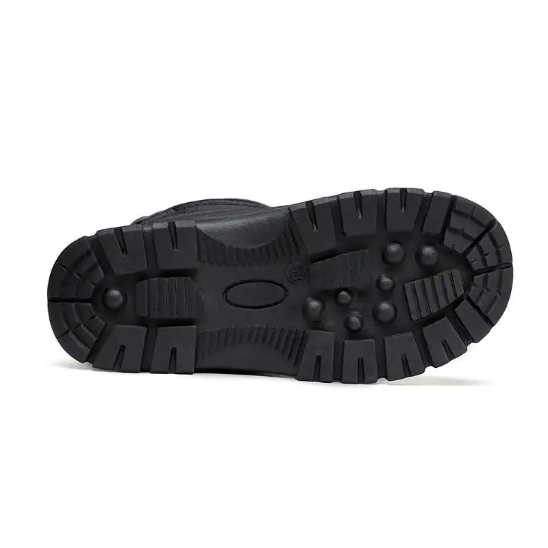 SKHEK New Children Snow Boots Girls Shoes Kids Winter PU Leather Boots Fashion Plush Water-Proof Boys Sneakers 945