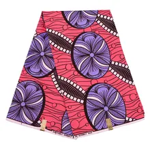 Голландский Настоящий Воск дизайн для ткани Горячая Настоящая Африканская вощеная ткань принтом в 6 ярдов