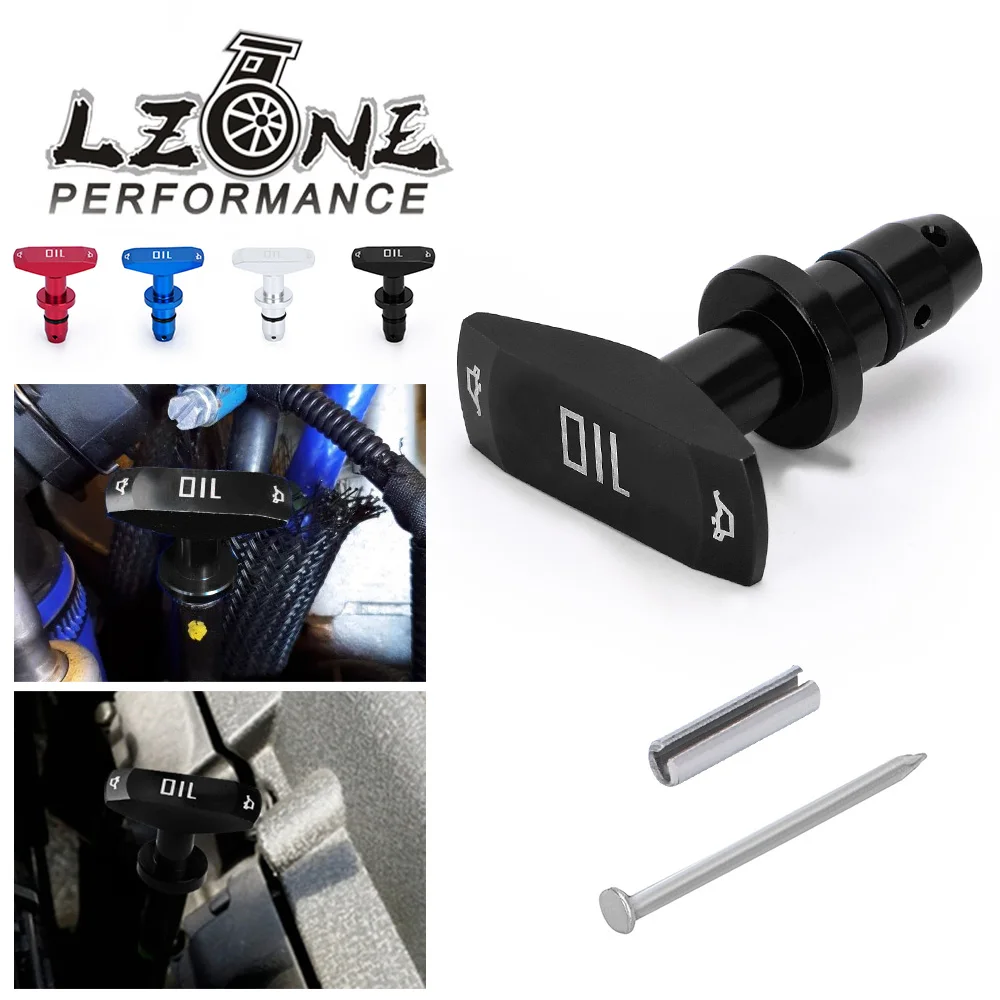 Universal Car Oil Dipstick Pull Handle Aluminum Billet Auto Replacement modification decoration JR-ODP02 aluminum oil dipstick