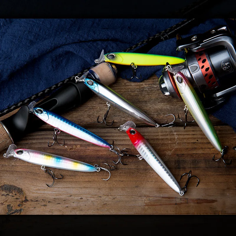 Ракета приманка гольян карандаш lures7.5cm13g 8.5cm17g/23 г тонущие наживки, искусственная наживка палочка приманки для рыбной ловли морских птиц bluefish bonito