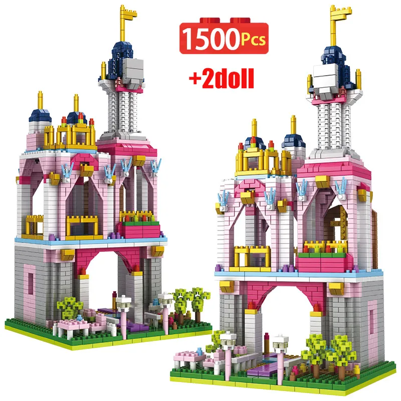 1500 шт. Детский конструктор Замок для друзей | Игрушки и хобби