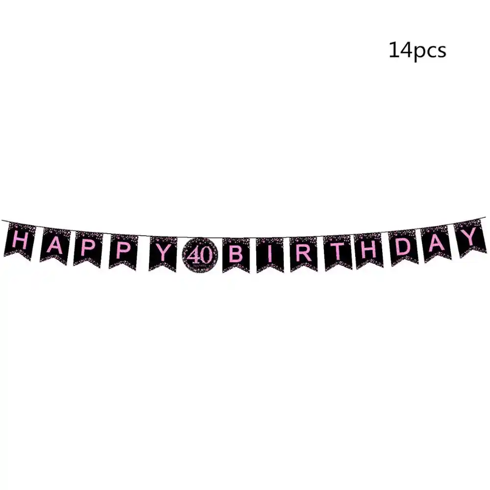 OLOTY 30 40 50 60 день рождения одноразовая посуда для дня рождения украшения для вечеринки для взрослых тарелка скатерть DIY Набор для ужина