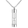Unisex Religious Time Memory Hourglass Glass Cremation Jewelry Urn Necklace for Ashes Urn Cremation Jewelry Keepsake Memory 2