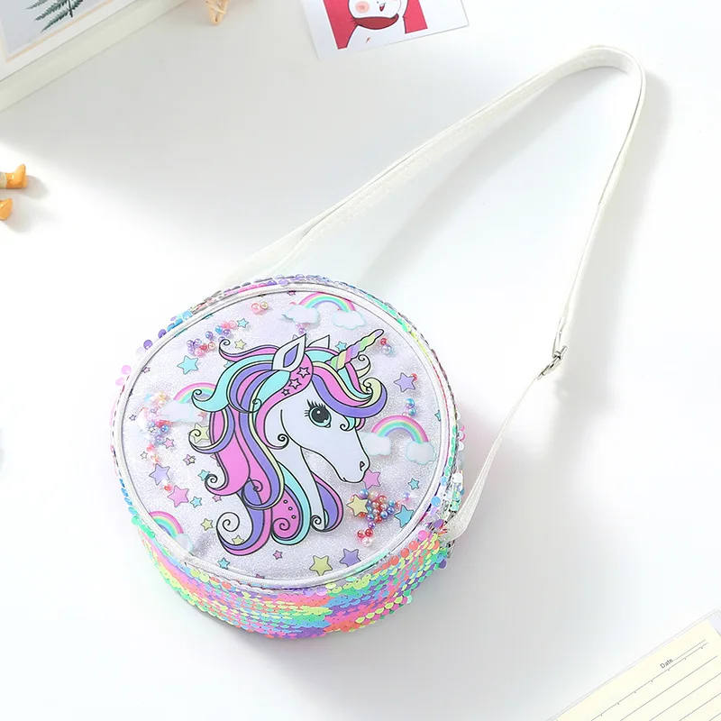 Shiny Unicorn Clutch Bag For Kids