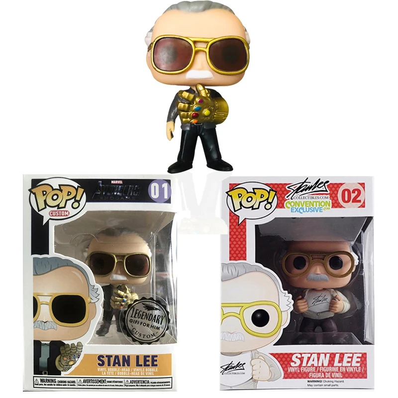 

FUNKO POP Marvel Avengers Endgame Father of Marvel Stan Lee Vinyl Action Figures Collection Model Toys Christmas Gifts 4F01