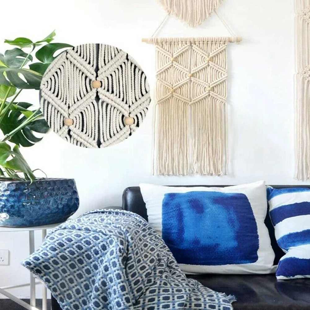 Home Décor Tapestry Bohemian Yarn Tapestry.Ethnic style yarn and reed