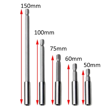 

1/4 Hex Shank Screwdriver Tip Magnetic Holder Hand Tool Socket Extension Tool set