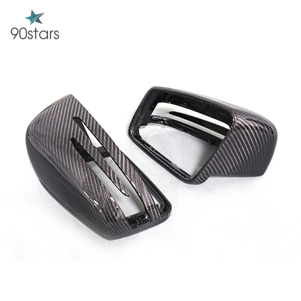 Для Mercedes Mirror W204 W212 W207 W176 W218 сухое углеродное зеркальное покрытие для A B C E S CLS GLK Class