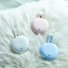 2 в 1 USB грелки для рук, 5000 мАч, аккумулятор, портативная Двусторонняя грелка для рук, внешний аккумулятор, быстрый нагрев, мини перезаряжаемый