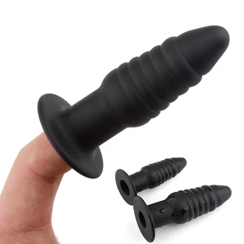 Mini Finger Anal Plug Small Large Butt Plug Vagina Anal Stimulator Thread Anal Dilator Pull Beads Anal Sex Toys for Woman Men 1