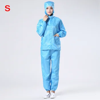 

2pcs/Set Reusable Washable Anti-static Hooded Dustproof Protective Yourself Suit Overall Home Garden Supplies