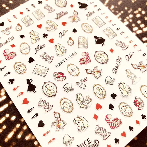 Новейшие 3d nail art наклейки для ногтей-71 близнецов наклейки "Звезды" инструмент DIY украшения ногтей инструменты - Цвет: HANYI-85