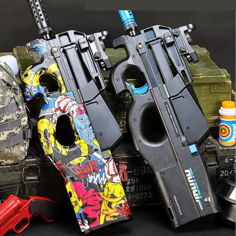 Toys & Hobbies Toy Guns Electric P90 Toy Gun Water Bullet Gun Paintball