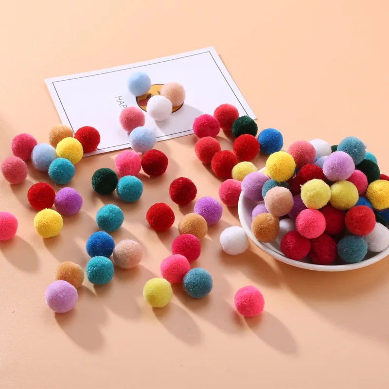 Помпоны смешанных цветов кашемировый помпон плюшевые шарики пушистые поделки