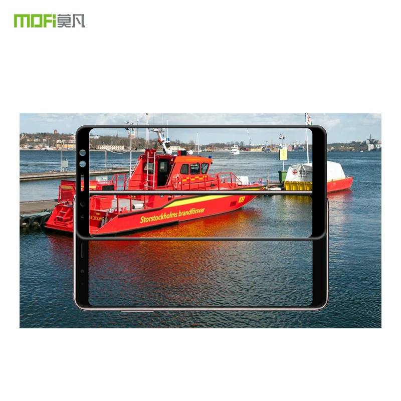 MOFi For Samsung Galaxy A8+ Glass Protector Tempered Glass 3D Full Cover Screen Protector For Samsung A8 Plus A730
