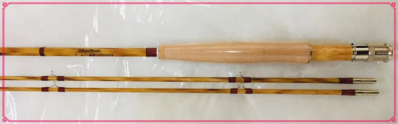 ZHUSRODS бамбуковая пламенная Удочка 7'" 5wt