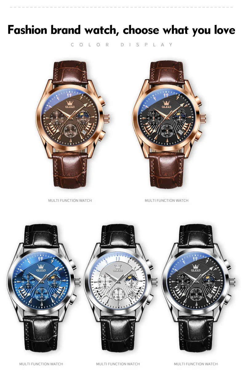 OLEVS 2876 Men’s Quartz Watch description image 7