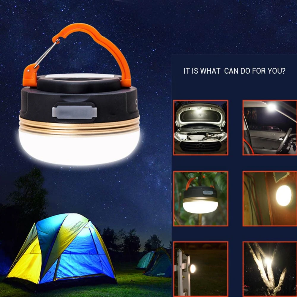 

Tent Light IP43 3 Modes USB Charging Camping Tent Light Outdoor Portable Hanging Lamp Camping Light Camping Equipment