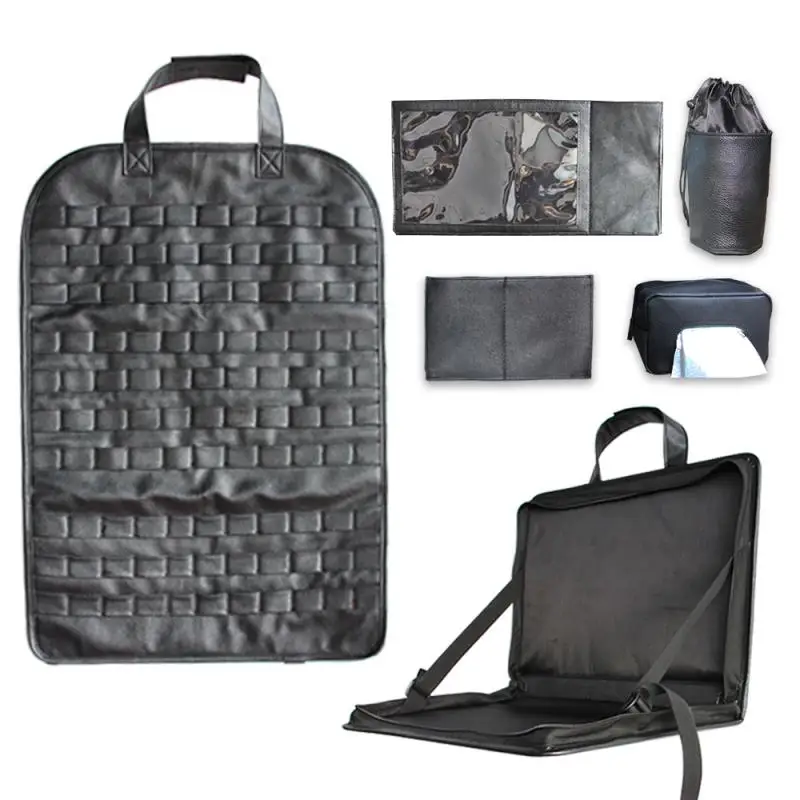 

DIY Car Rear Seat Back Storage Bag Universal Auto Multi-function Hanging Organizer Bag Foldable Shelf