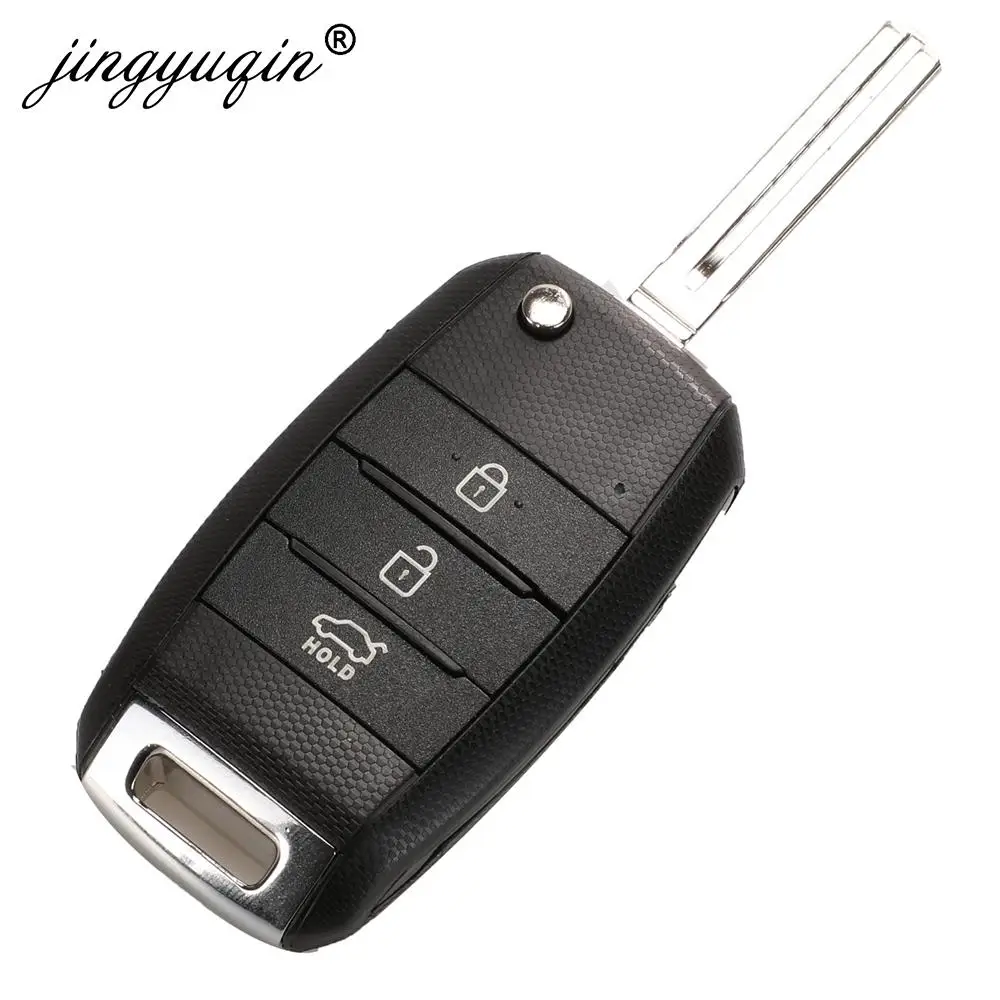 Car Key Shell Flip Remote For Kia Carens Ceed Rio Sportage Optima Sorento Cerato Soul Forte Seltos 3/4BT key case,car remote key,car key,car key shell,key shell