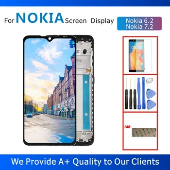 

100% Tested 6.3" LCD Display for Nokia 6.2 / Nokia 7.2 Screen Display with Touch Screen Digitizer Assembly Replacement