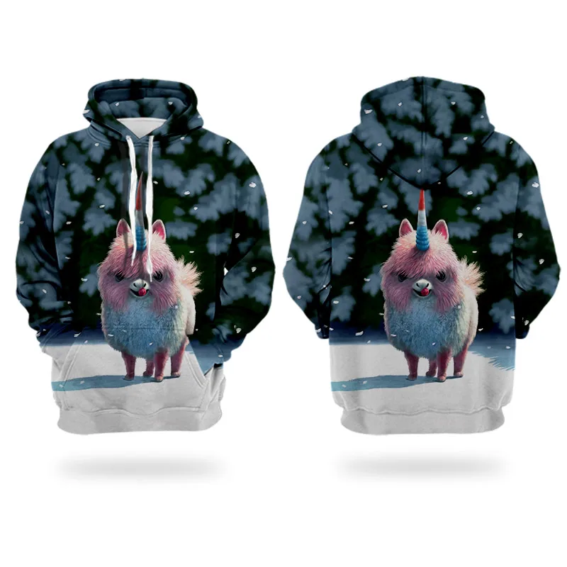 Off white популярные модные 3D толстовки WHOSONG Единорог художественная живопись одежда Симпсоны Мужская толстовка Англия Стиль хип хоп пуловер - Цвет: H03349