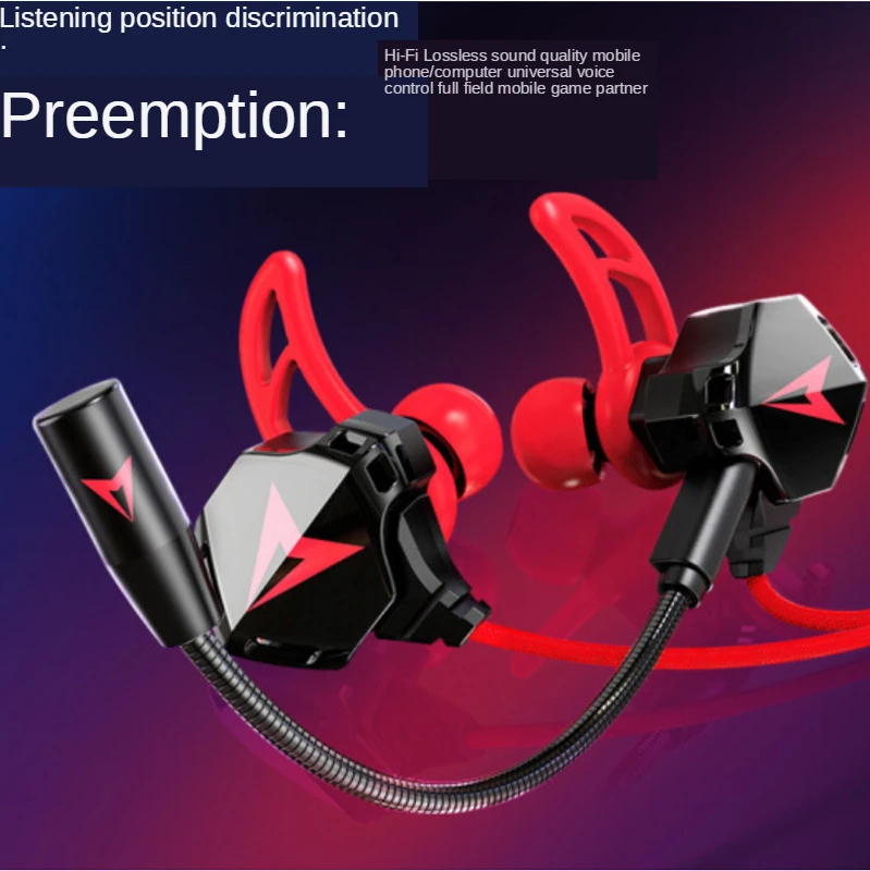 

Gaming G10 Header Version New Bluetooth 3.5mm Headset In-Ear Earphone Wire Control Microphone Student Comfortable Wired Earpiece