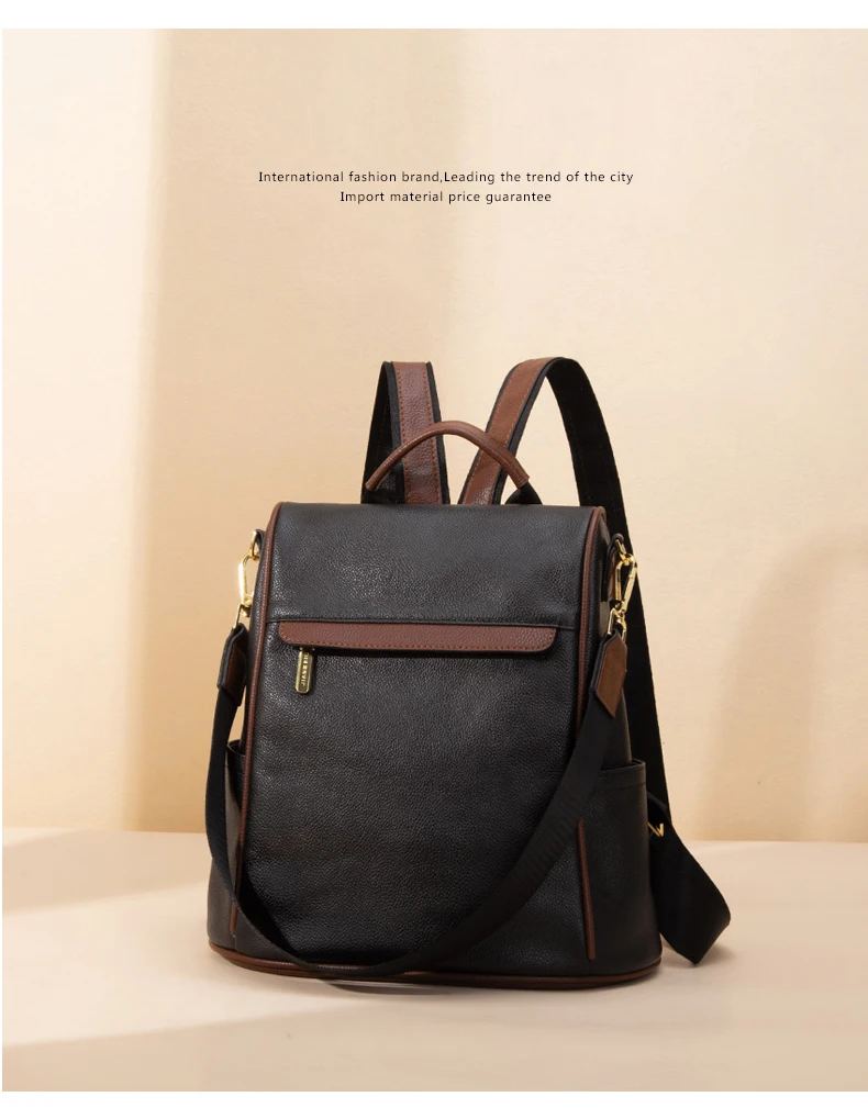 JIANXIU бренд рюкзак из натуральной кожи женский большой емкости школьная сумка простые Наплечные сумки для женщин дорожные сумки