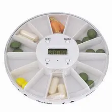 Посылка для хранения лекарств в течение семи дней, портативная мини-коробка для таблеток, креативный Интеллектуальный таймер, напоминание о медицине