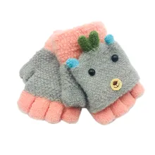 Милые плотные Лоскутные перчатки для малышей; Лидер продаж; Детские теплые зимние перчатки ярких цветов для мальчиков и девочек; прекрасные перчатки с защитой от ветра