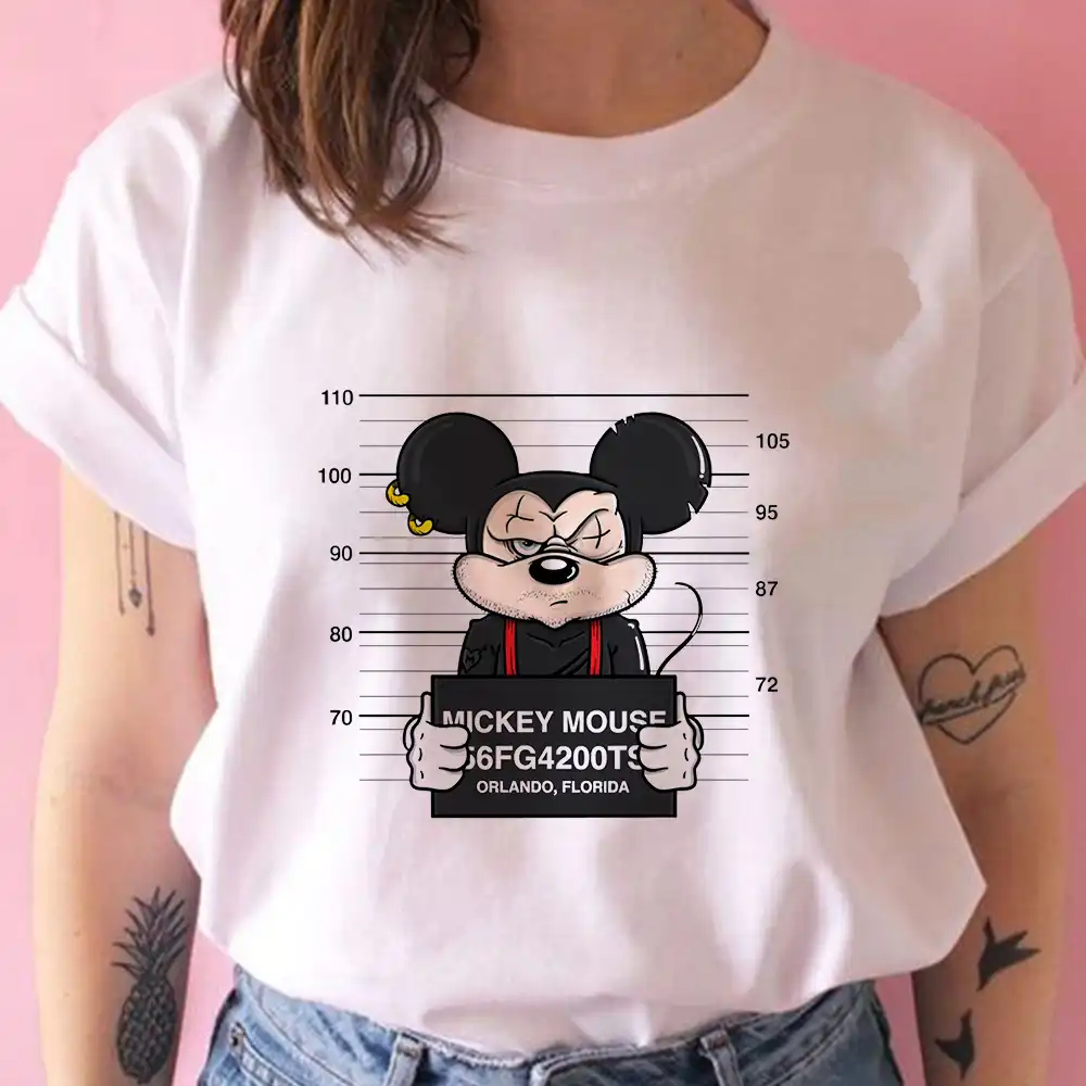 ディズニー女性tシャツおかしいデイジーダックプリントtシャツ女性半袖tシャツ女性勇ガールトップtシャツドロップシップ Tシャツ Aliexpress