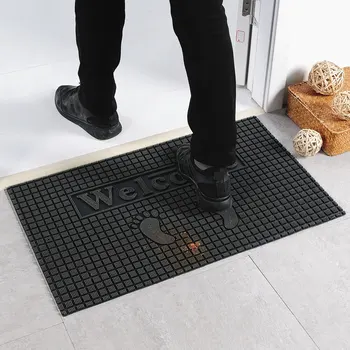 

45x75cm carpet Doorway Rub Mud Scraping Sand Anti-slip Mat PVC Environmentally Friendly Mat