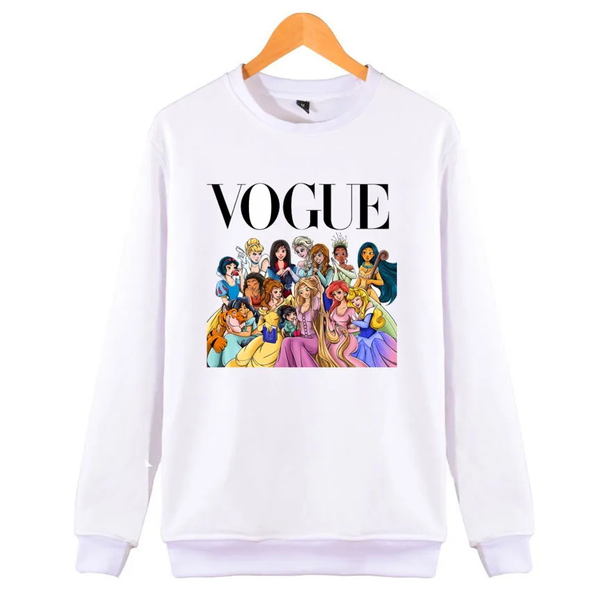 

Fashion Autumn Korean Style Lady Sweatshirt VOGUE Princess Party Harajuku Kpop Print Women Clothes Casual Long Sleeve Coat Tops