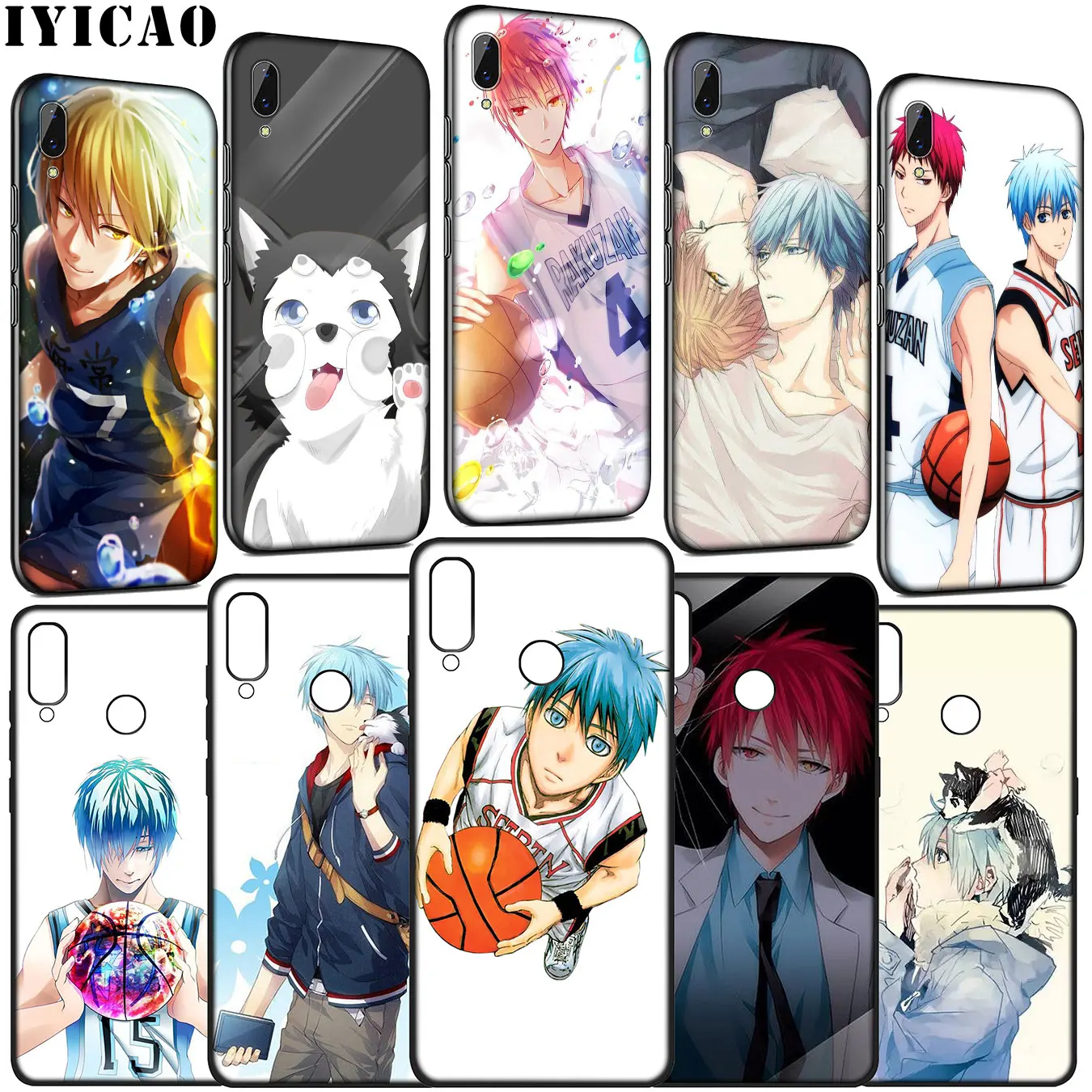 IYICAO Kuroko No баскетбол мягкий силиконовый чехол для Huawei Y9 Y7 Y6 Prime 2019 Honor 20 10 9 9X 8C 8X 8 Lite 7C