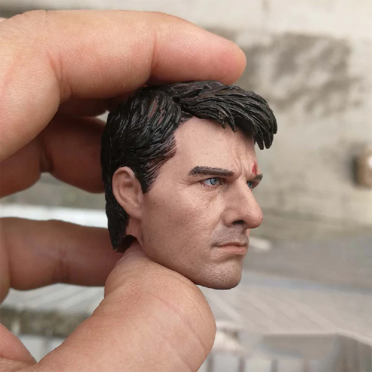 1/6 том круиз голова Лепка резная форма для 12 &quotМужской фигурки|Игровые фигурки и