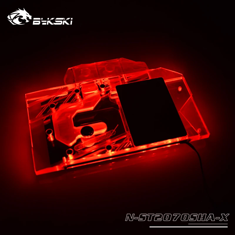 BYKSKI водоблок для Zotac RTX2070super-8GD6 HA/MINI OC A-RGB/RGB полное покрытие медный радиаторный блок графическая карта радиатор