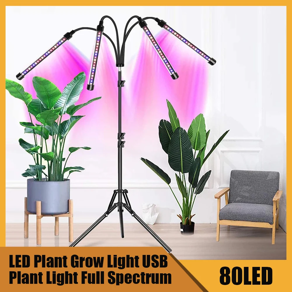 LED Grow Light USB Phyto Lamp Full Spectrum Fitolampy With Control For Plants Seedlings Flower Indoor Fitolamp Box | Лампы и освещение
